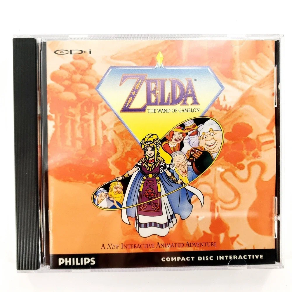 Zelda: The Wand of Gamelon (Philips CD-i, 1993) Complete w/ Slip Cover Tested
